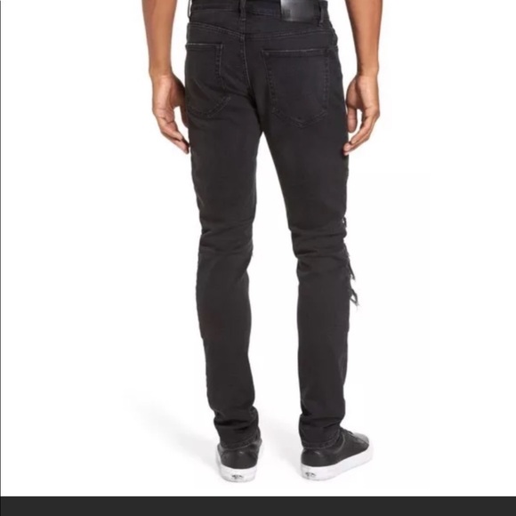 Hunter DL1961 black skinny denim pants - Picture 2 of 7